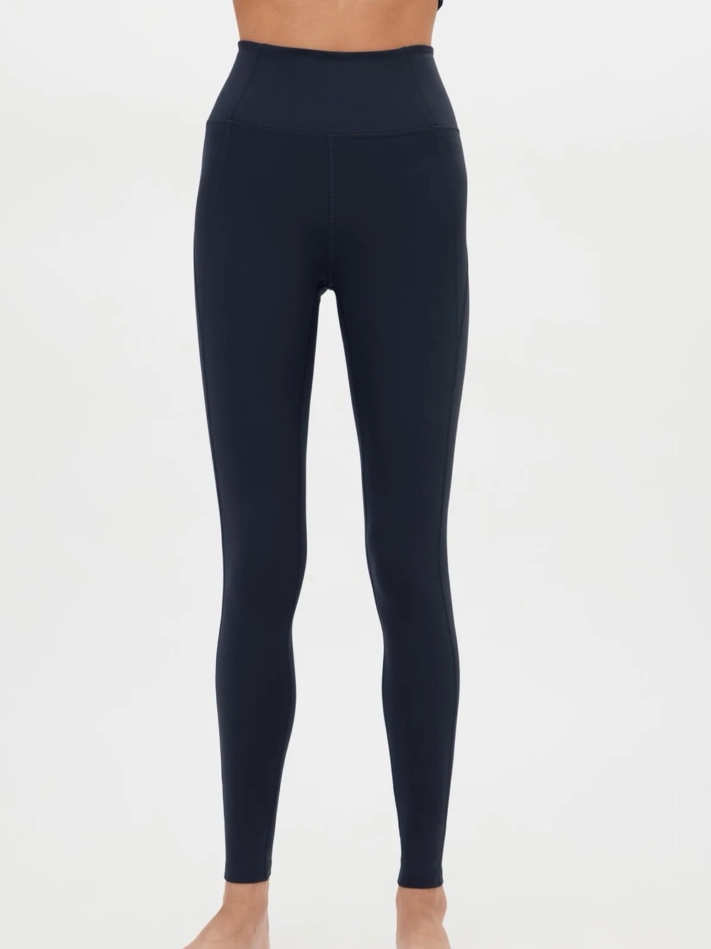 Girlfriend Collective Compressive High- Rise  Navy Leggings Women’s Large